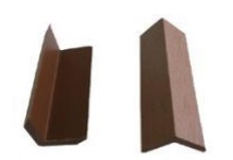 B Bamboo ukrasni L profil siva 2200x53x47